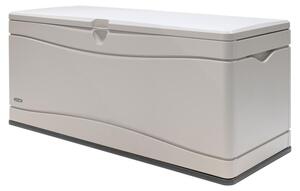 Contenitore da giardino in plastica Lifetime 495 L Contenitore per cuscini e baule da giardino Grigio chiaro 61x152x67 cm