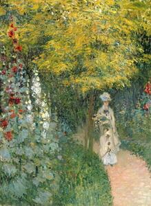 Monet, Claude - Stampa artistica Rose Garden 1876, (30 x 40 cm)