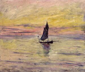 Riproduzione The Sailing Boat Evening Effect 1885, Monet, Claude