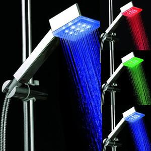 Soffione doccia Soffione doccia Doccia illuminata con tecnologia LED Cambio colore