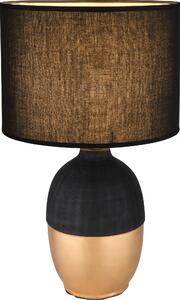 Globo Lighting lampada da tavolo in Vetroceramica nera, 1x E14
