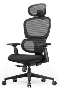 Sedia da ufficio ergonomica - Schienale regolabile e poggiatesta - Supporto lombare - Fino a 100 kg