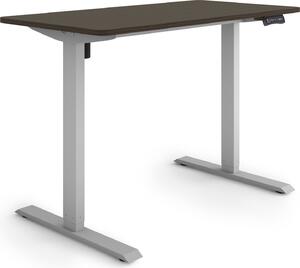ESMART Germany ETX-121GE 120 x 60 cm Decorazione ebano Scrivania ergonomica in piedi/seduta Regolabile elettricamente in altezza in modo continuo 73,5 - 123,5 cm 3x memoria Promemoria attività Avvio/arresto graduale Montaggio rapido