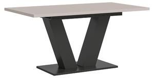 Xonox.home Tavolo da pranzo Motion imitazione grigio/imitazione cashmere L/A/P: 150x76x90 cm