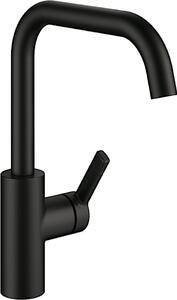 KWC Luna E6, miscelatore per lavabo, nero opaco, alta pressione