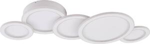 Lucande Plafoniera LED Diala, bianco, metallo, 96 cm