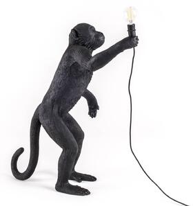 SELETTI Lampada LED da terrazza Monkey Lamp in piedi nero
