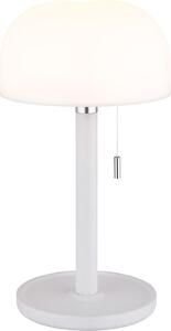 Lampada da tavolo senza fili con batteria ricaricabile Touch Dimmer Lampada da tavolo dimmerabile Bianco 21016W