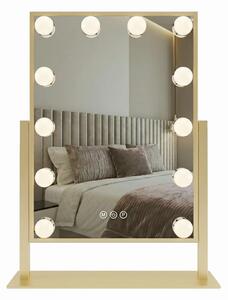 Specchio LED HOLLYWOOD L.Gold 30x40