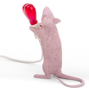 SELETTI Lampada LED tavolo Mouse Lamp USB Valentine bianco