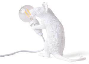 SELETTI Lampada LED da tavolo Mouse Lamp USB seduta bianco