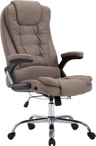 Sedia da ufficio XL - Sedia da ufficio ergonomica - Massimo comfort e sostegno | Colore: Taupe