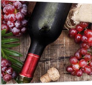 PIATTO IN VETRO PER CUCINA 65x60 Vino