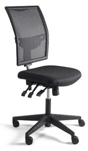 Sedia da cassa, 910-1190 mm, base in plastica, schienale in rete