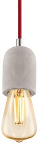 Lampada a sospensione Yorth effetto cemento grigio Eglo 32532