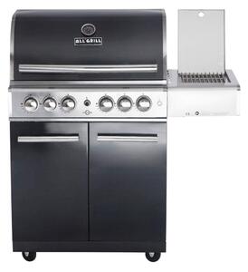 All'Grill Modular-Top-Line-All'GRILL CHEF L - Modello base in acciaio inox NERO