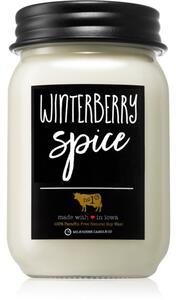 Milkhouse Candle Co. Farmhouse Winterberry Spice candela profumata 369 g