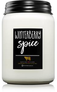 Milkhouse Candle Co. Farmhouse Winterberry Spice candela profumata 737 g