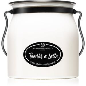 Milkhouse Candle Co. Creamery Thanks A Latte candela profumata Butter Jar 454 g