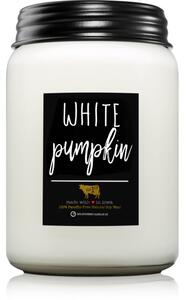 Milkhouse Candle Co. Farmhouse White Pumpkin candela profumata 737 g