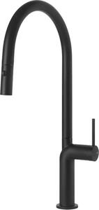 Miscelatore monocomando Gessi Stelo 60303 299 45,4 cm Nero opaco