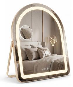 Specchio LED GLAM L.Gold 40x45cm