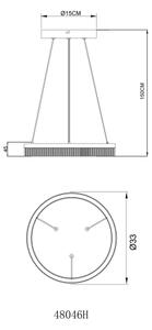 Globo 48046H - Lampadario a sospensione con cavo ZARA LED/16W/230V 3000K