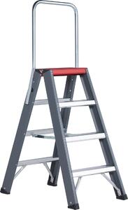 Scala a pioli Altrex Falco, accessibile da entrambi i lati, con 4 pioli e maniglia