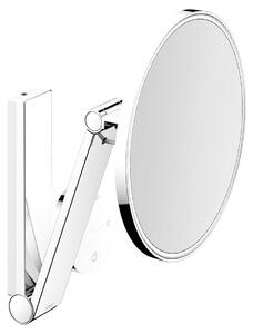 KEUCO iLook_move Miroir de soins de beauté, éclairé, rond, couleur de lumière réglable à plusieurs niveaux, panneau de commande en verre, 17612019002, 17612019002