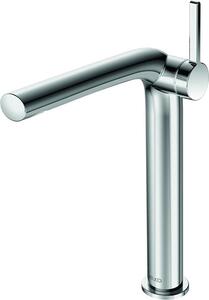 Miscelatore monocomando Keuco per lavabo 240 EDITION 400 senza scarico nero cromo spazzolato 51502130102