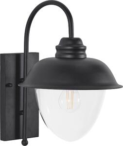 BELIANI Lampada da parete per esterni Alluminio nero opaco Lampada da parete da giardino a sospensione Design moderno