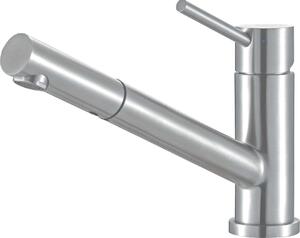Miscelatore monocomando Victory GT2026 HD in acciaio inox con deviatore e aeratore