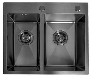 Lavello in acciaio Toby Black