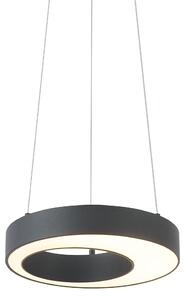 Lampada a sospensione moderna nera, 35 cm, 3 livelli di intensità, dimmerabile, Organici