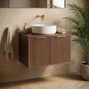 Mobile bagno sotto lavabo Rea Core 60cm Brown