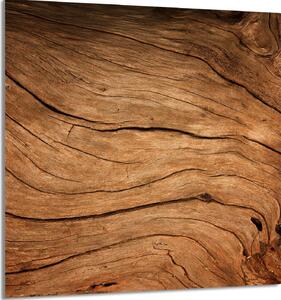 PIATTO IN VETRO PER CUCINA 60x65 legno
