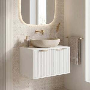 Mobile bagno sotto lavabo Rea Core 60cm White