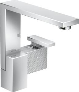 Hansgrohe AXOR Edge mitigeur monocommande de lavabo 190 avec vidage par poussée, taille diamant, 46021000, 46021000