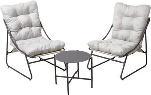 Set da salotto LYON grigio Set da giardino Mobili da salotto Mobili da giardino