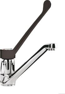 Miscelatore monocomando KBS Styl con beccuccio girevole, attacco acqua da 1/2 pollice, foro singolo