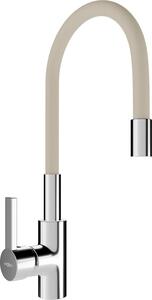 Mexen Flex rubinetto da cucina, cromo/beige - 670900-09