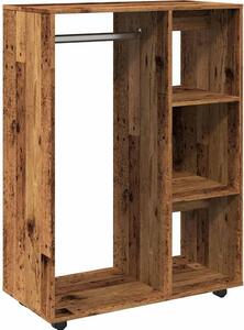 VidaXL Appendiabiti in legno vecchio 80x40x110 cm Materiale a base di legno