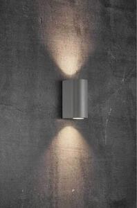 Lampada da parete per esterni NORDLUX Canto Maxi 2, Variante: 170 x 87 x 100 mm, grigio