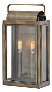 Applique da esterno Sag Harbor, bronzo ossidato, 2xE14x40W, alluminio, dimensioni: 41,9x22,8x14 cm, IP44, Hinkley