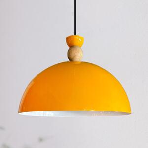 Yimpi lampada a sospensione gialla Lampada a sospensione industriale Ø30 cm, E27, Lampada moderna