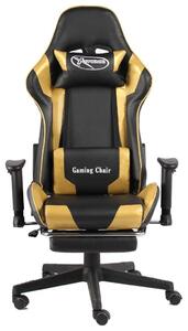 Sedia da gioco con poggiapiedi girevole Golden PVC