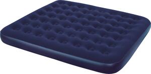 Materasso Gonfiabile Floccato Due Piazze E Mezzo - cm.203x183x22h. - peso Kg.4,750 (art.67004)