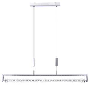 Lampada a sospensione a LED, cromata, con altezza regolabile, ideale per travi, altezza 160 cm