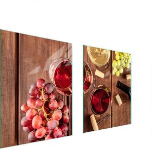 Piatto Di Protezione In Vetro Per Cuore 85X52 Vino