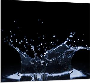 PIATTO IN VETRO PER CUCINA 65x60 Acqua